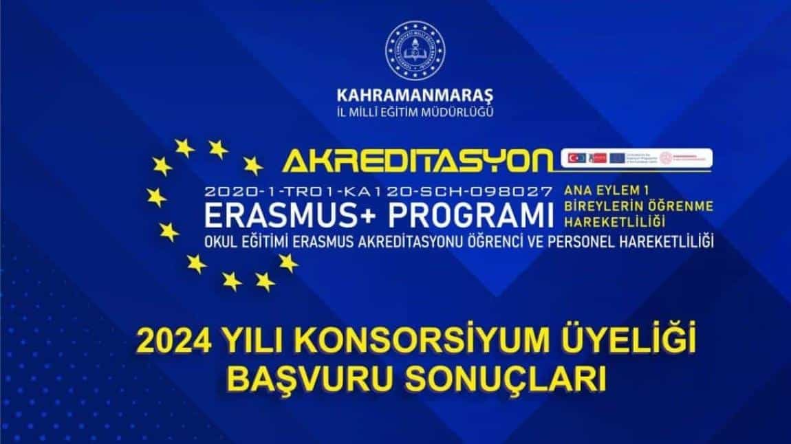 ERASMUS+ Akreditasyon Konsorsiyum Üyeliği Başvurumuz Kabul Edildi